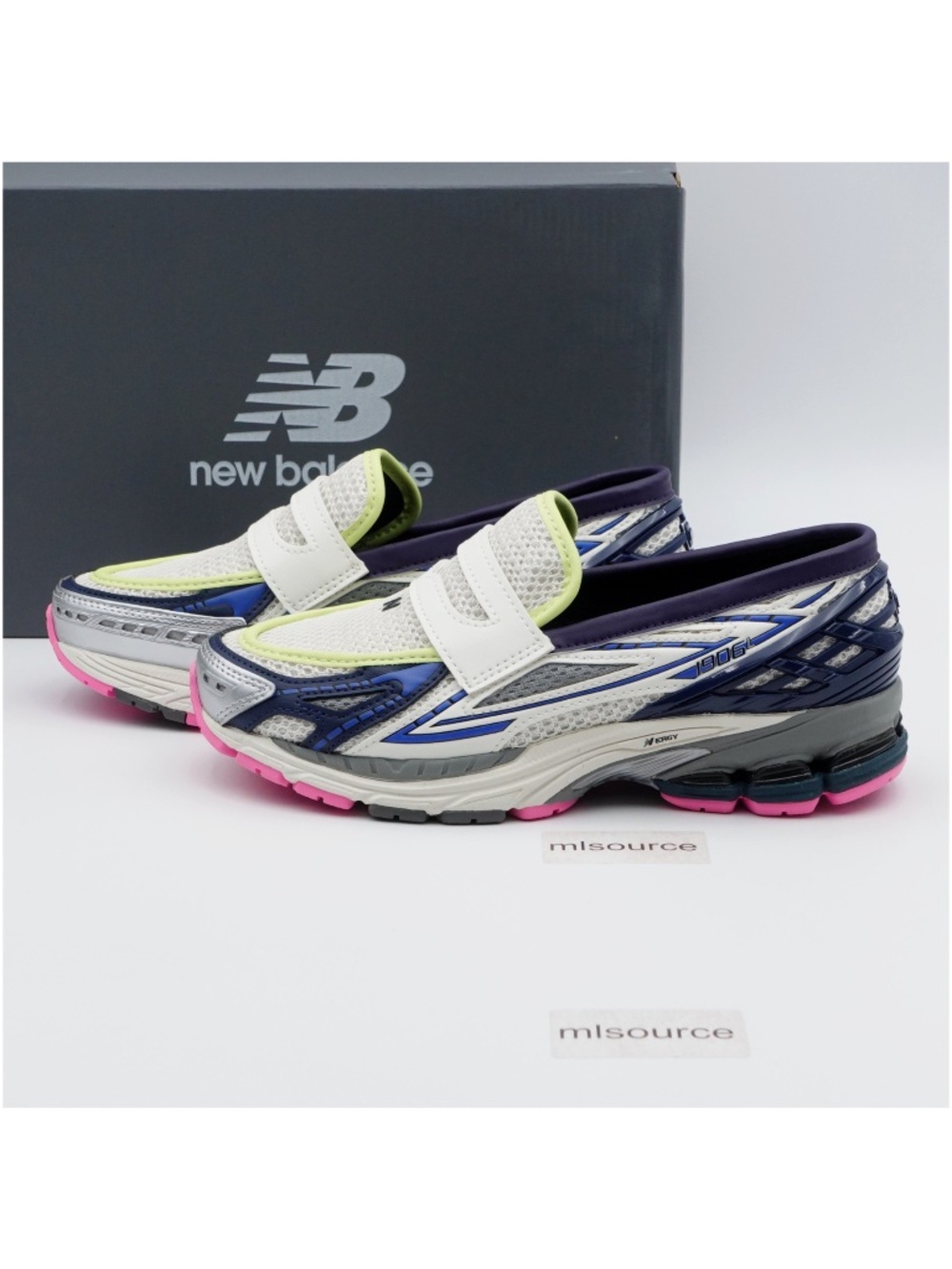 NEW New Balance 1906L Loafer Sneaker U190667K Silver/Navy